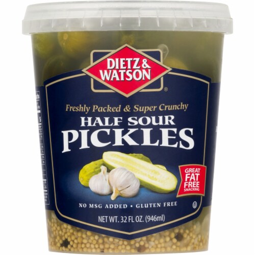 Dietz & Watson® Half Sour Pickles Perspective: front