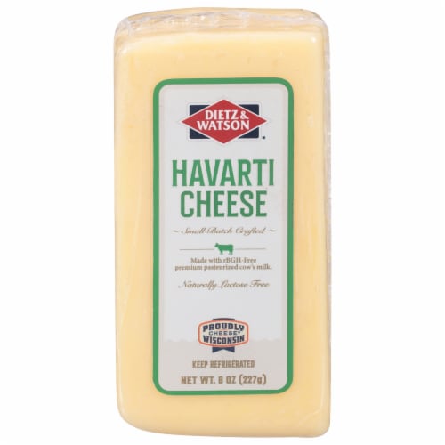 Dietz & Watson® Originals Danish Havarti Cheese Perspective: front