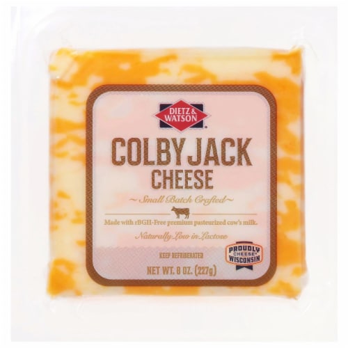 Dietz & Watson® Colby-Jack Cheese Perspective: front