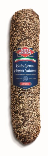 Dietz & Watson® Genoa Salami Pepper Chub Perspective: front