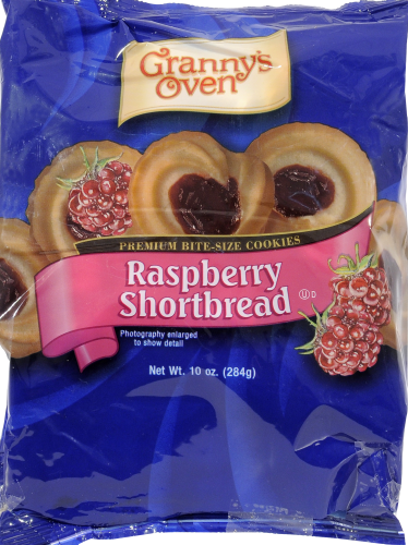 Granny's Oven Raspberry Shortbread Perspective: front