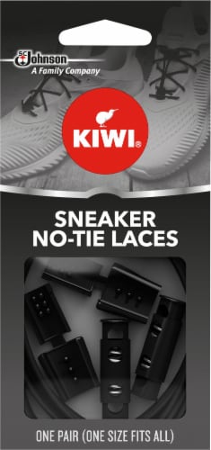 KIWI® Sneaker No-Tie Laces - Black, 1 ct - Kroger