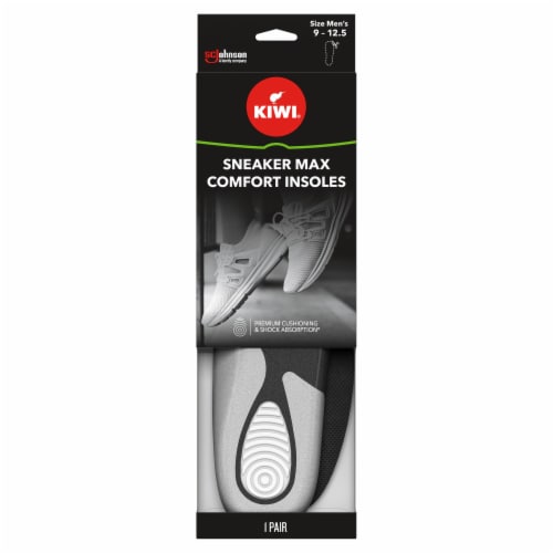KIWI® Men’s Sneaker Max Comfort Insoles Pair Perspective: front