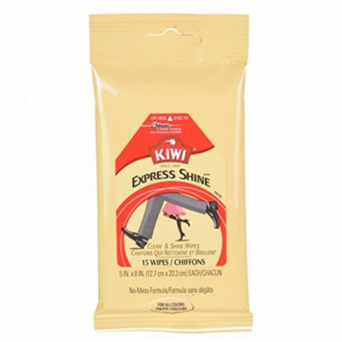 KIWI Express Shine Wipes 15 pk Kroger