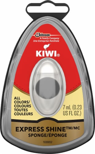 Kiwi Express Shine Instant Shine Shoe Sponge - Clear Perspective: front