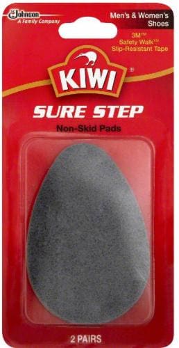 Kiwi® Sure Step Non-Skid Pads - 1 Pair - Black Perspective: front