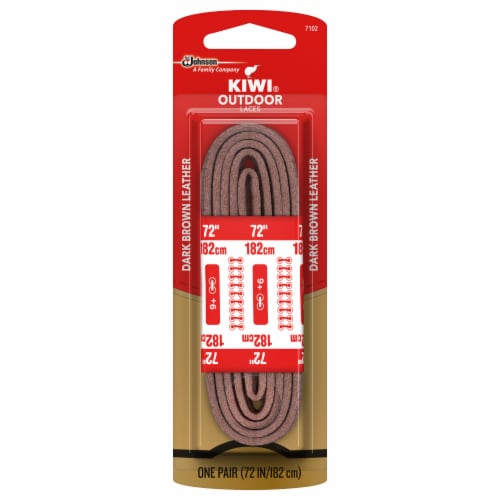 Kiwi Dark Brown Leather Rawhide Perspective: front