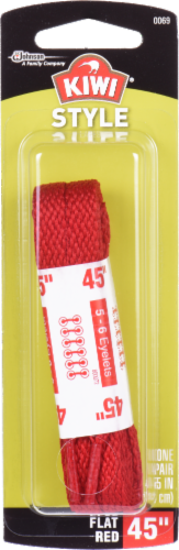 Kiwi Laces Red - 45 Inch Perspective: front