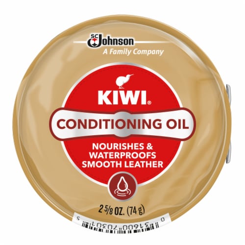 KIWI® Shoe and Boot Conditioning Oil Perspective: front