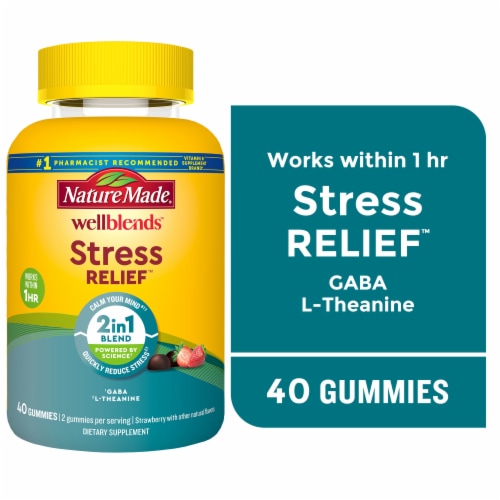 Nature Made® WellBlends™ Stress Relief Gummies Perspective: front