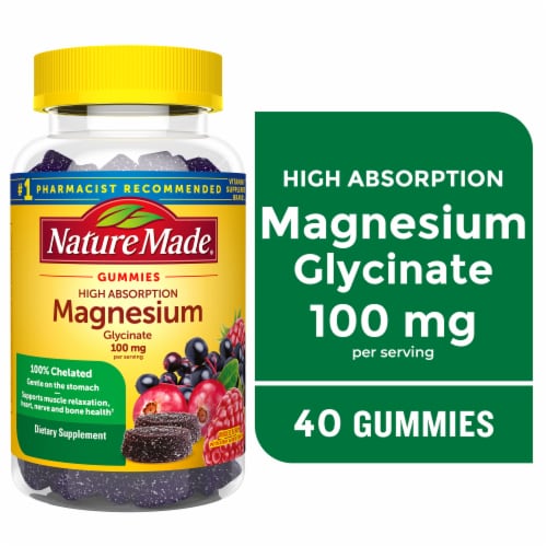 Nature Made® Magnesium Glycinate Gummies 100 mg Perspective: front