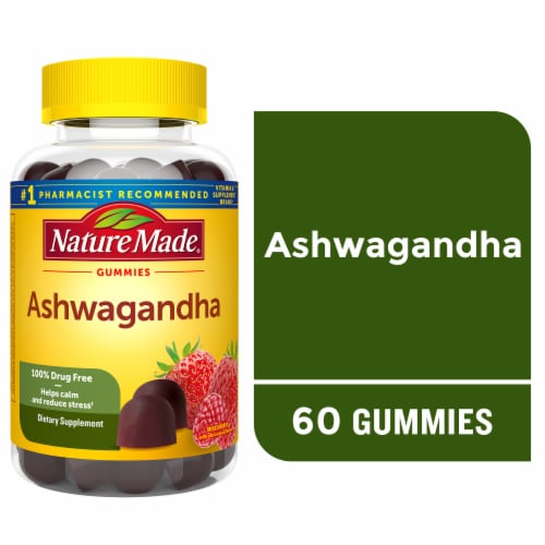 Nature Made® Mixed Berry KSM 66 Ashwagandha Vitamin Gummies, 60 ct