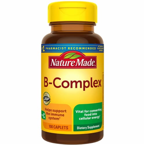Nature Made B-Complex Caplets Perspective: front