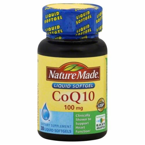 Nature Made Coq10 100mg Liquid Softgels Perspective: front