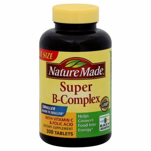 Nature Made Super B Complex 300 ct Tablets Perspective: front