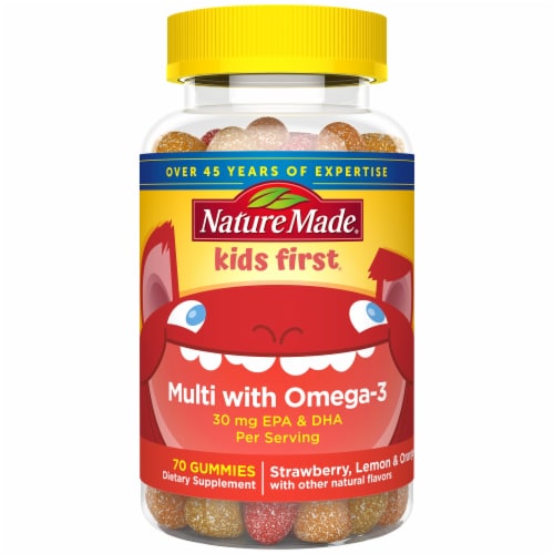 Nature Made® Kids First® Multivitamin with Omega-3 Gummies Perspective: front