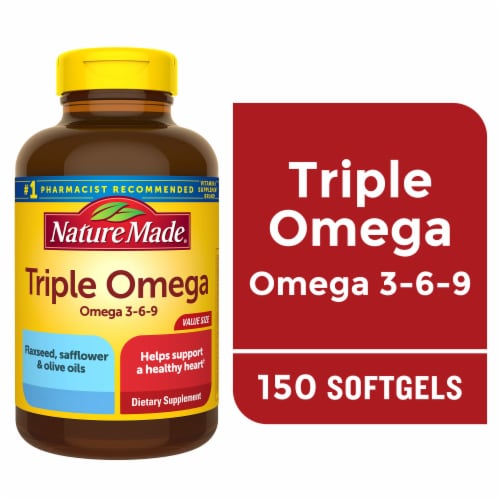 Nature Made® Triple Omega 3-6-9 Softgels Perspective: front