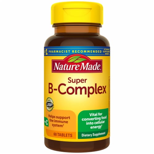 Nature Made Super B-Complex Tablets Perspective: front