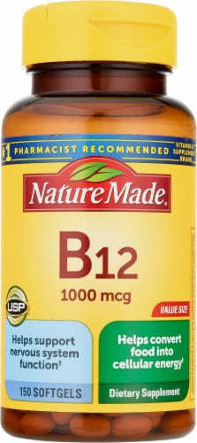 Nature Made® B-12 Vitamin 1000 mcg Softgels Perspective: front