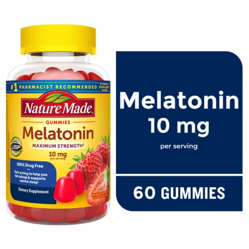 Nature Made® Melatonin Gummies Perspective: front