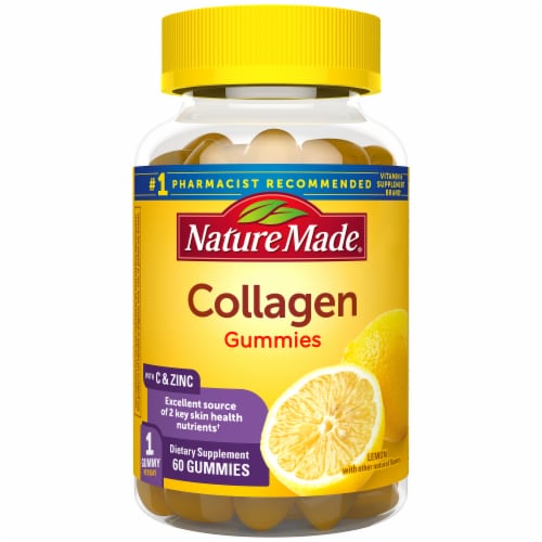 Nature Made® Lemon Flavored Collagen Gummies Perspective: front