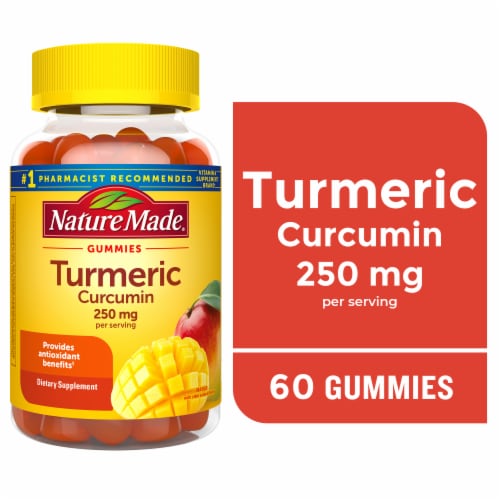 Nature Made® Turmeric Curcumin Gummies Perspective: front