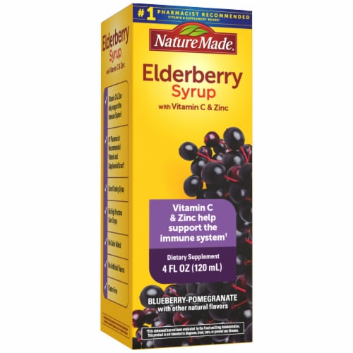 Nature Made® Elderberry Syrup Perspective: front