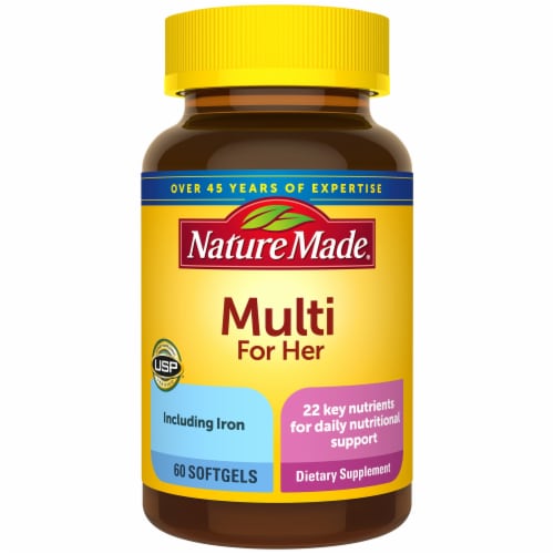 Nature Made Women's Multi Softgels Perspective: front