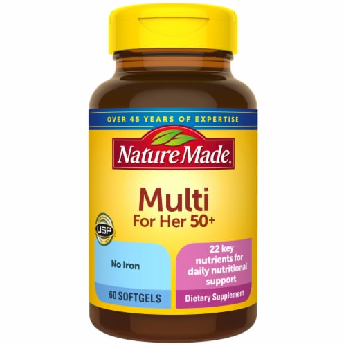 Nature Made® Multi For Her 50+ Softgels Perspective: front
