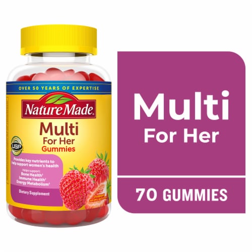 Nature Made® Multivitamin For Her Gummies Perspective: front