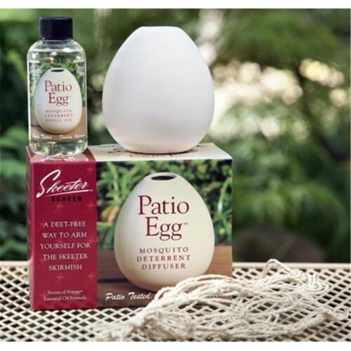 Action Imports Patio Egg™ Mosquito Deterrent Diffuser Perspective: front