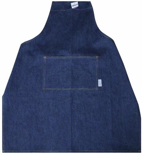 Now Designs Denim Basic Apron Perspective: front