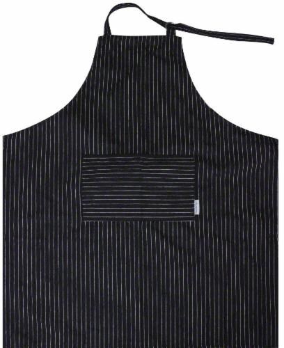 Now Designs Pinstripe Apron - Black Perspective: front