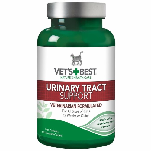 Vet's Best Urinary Tract Support Chewable Tablets for Cats Perspective: front
