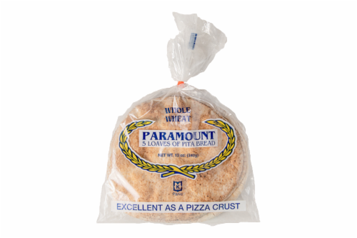 Paramount Whole Wheat Pita Bread Perspective: front