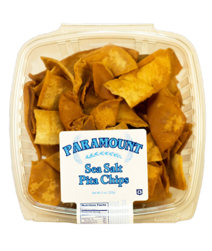 Paramount Sea Salt Pita Chips Perspective: front