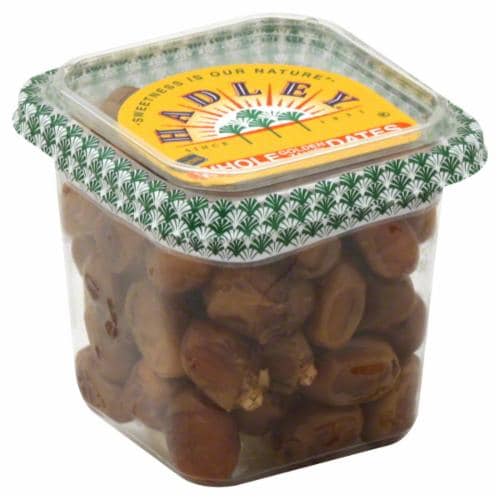 Hadley Dates Whole Golden Zahidi Dates Perspective: front