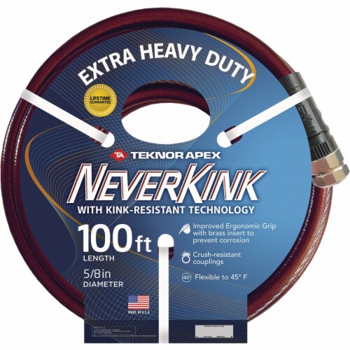 Teknor Apex Neverkink 5/8 In. Dia. x 100 Ft. L. Extra HeavyDuty Garden Hose, 1 Harris Teeter