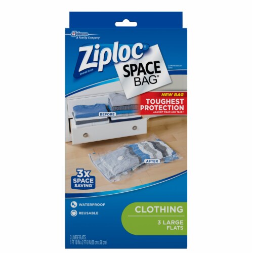 Ziploc Brand Storage Gallon Bags, Large Storage Bags for Food, 80 Count