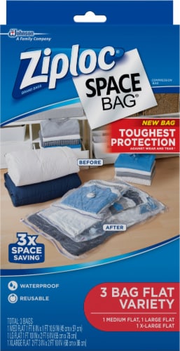 Ziploc Space Bag 2-Count Vacuum Seal Storage Bags in the Plastic