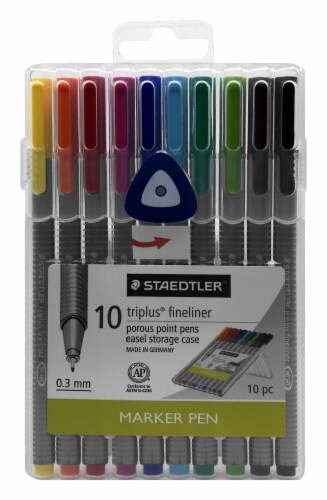 Staedtler Triplus Fineliner 10-piece Porous Point Pens - The Office Point