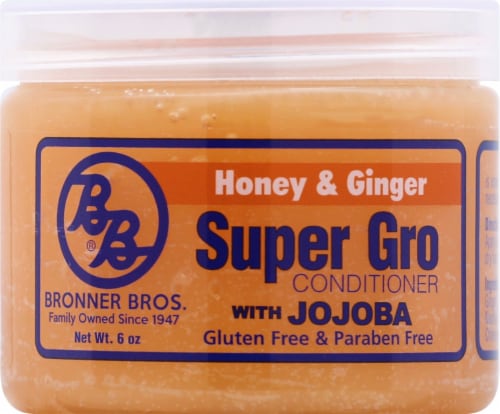 Bronner Brothers Honey & Ginger Super Gro Conditioner Perspective: front