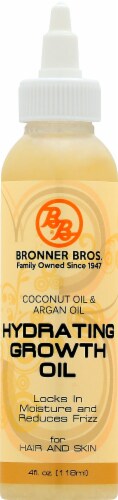 Bronner Brothers Coconut & Argan Oil Hydrating Growth Oil Perspective: front