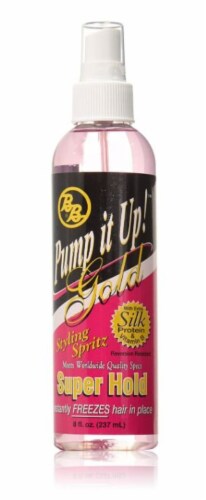 B&B Pump It Up Gold-Super Hold Spritz (8 Oz) - Super Beauty Online