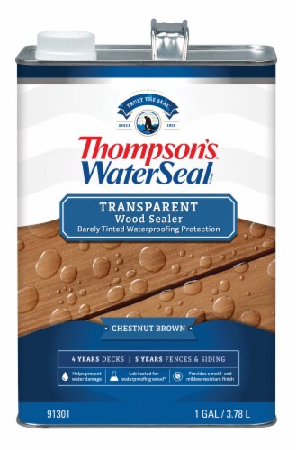 Thompson's® WaterSeal® Transparent Wood Sealer - Chestnut Brown Perspective: front