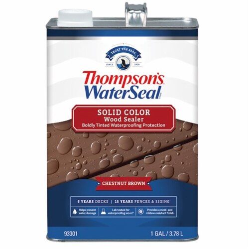Thompsons Waterseal Solid Wood Sealer Chestnut Brown gal Perspective: front