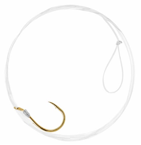 Danielson 36-10 Snelled Egg Hook Size 10 Perspective: front
