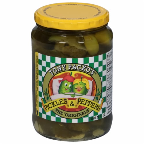 Tony Packo's The Originals Pickles and Peppers Perspective: front
