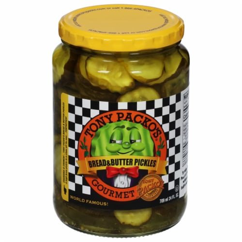 Tony Packo's Gourmet Bread & Butter Pickles Perspective: front