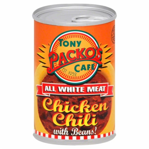 Tony Packo's Cafe Chicken Chili with Beans Perspective: front